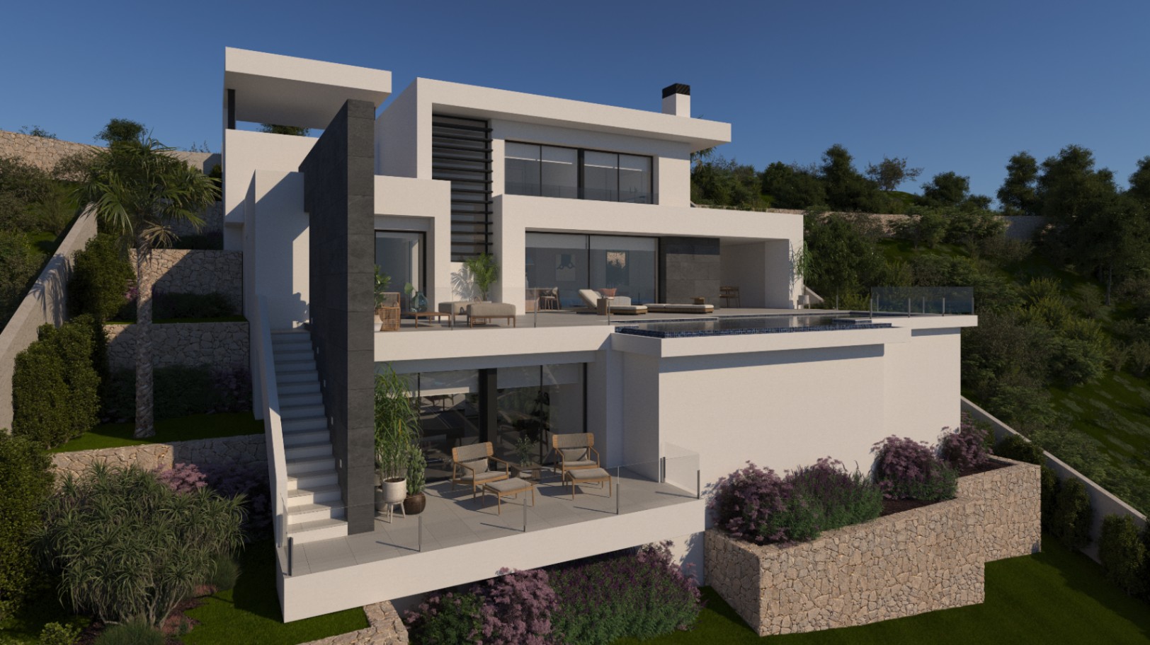 VILLA ISEO: Twee-verdiepingen tellende hedendaagse luxe | Zintuiglijke zeepromenade met infinity pool