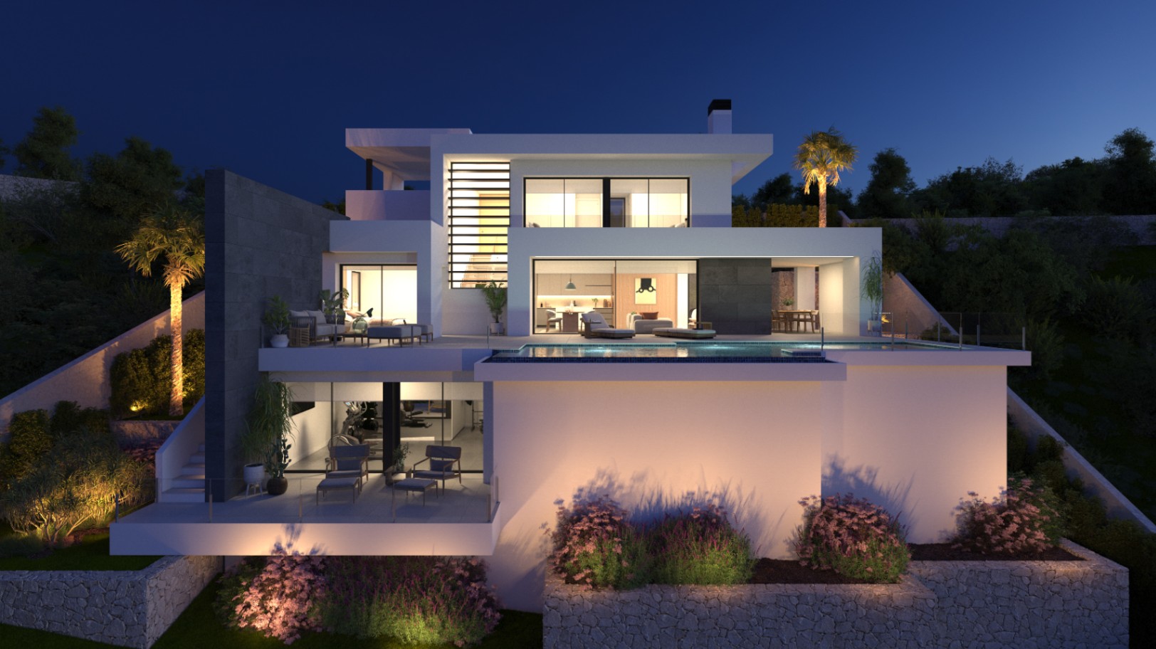 VILLA ISEO: Twee-verdiepingen tellende hedendaagse luxe | Zintuiglijke zeepromenade met infinity pool