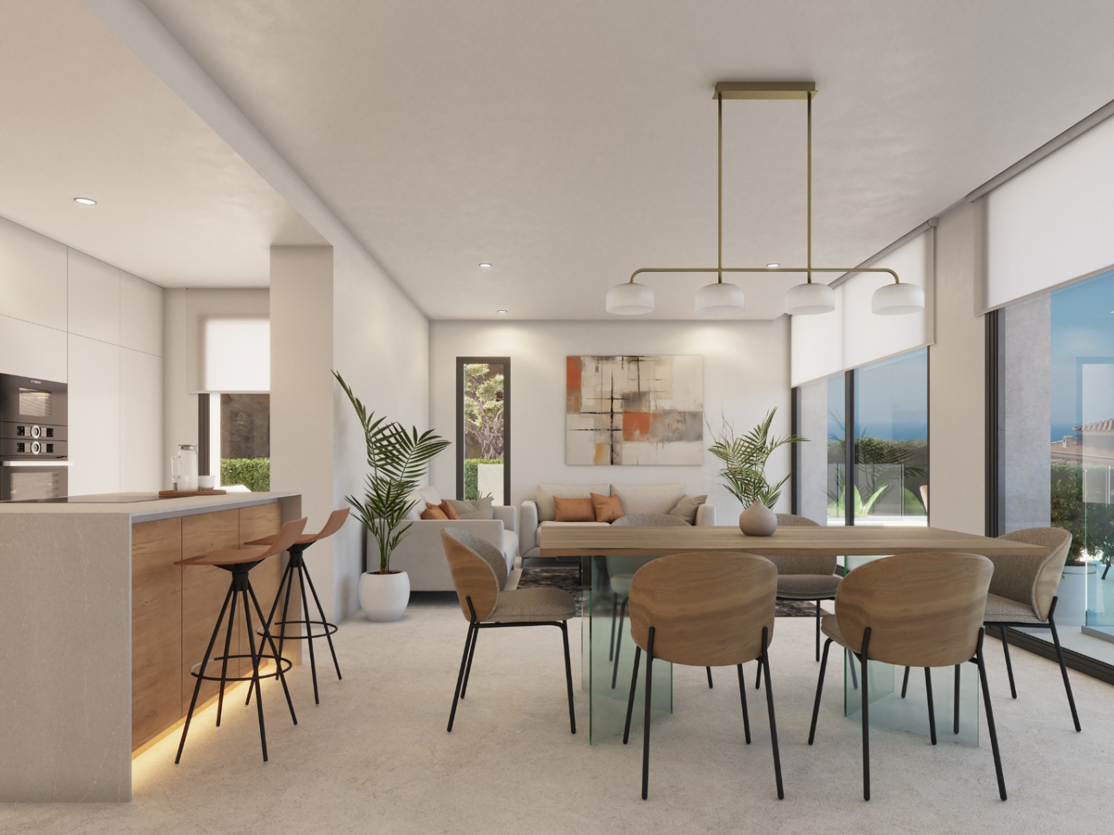 VILLA BIANCA: Hedendaags Luxe in Magnolias | 3+ Slaapkamers, Infinity Zwembad en Warme Natuurlijke Afwerkingen