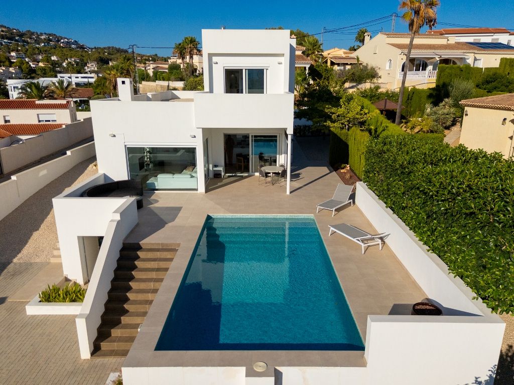 Villa de luxe avec piscine privée et vue sur la mer à Benissa