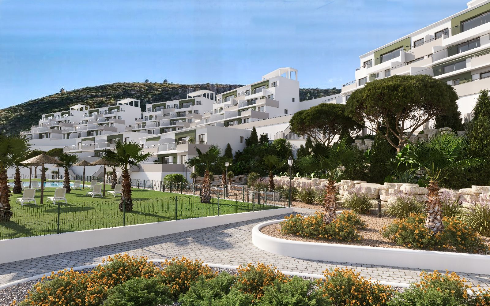 Prima! Hier is de vertaling in het Nederlands, met behoud van Titel 1 en de gevraagde term "prachtig resort":  Titel Uw Mediterrane Ontsnapping Wordt Groter: Nieuwe Appartementen met Zeezicht vanaf €198.000