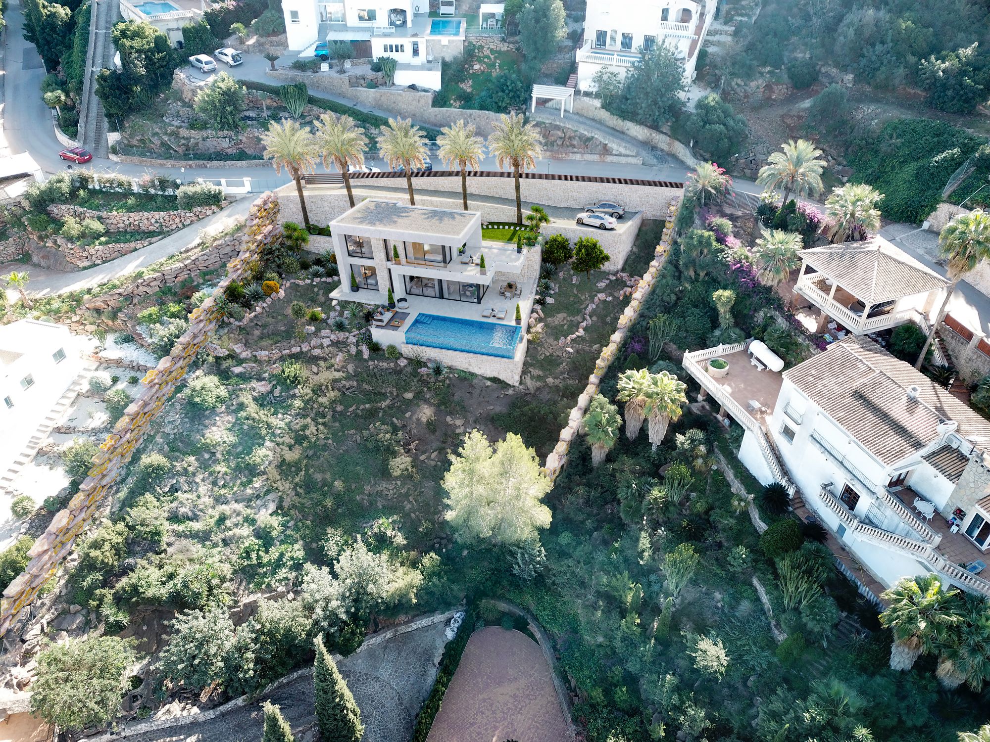 New construction project in La Sella with spectacular views