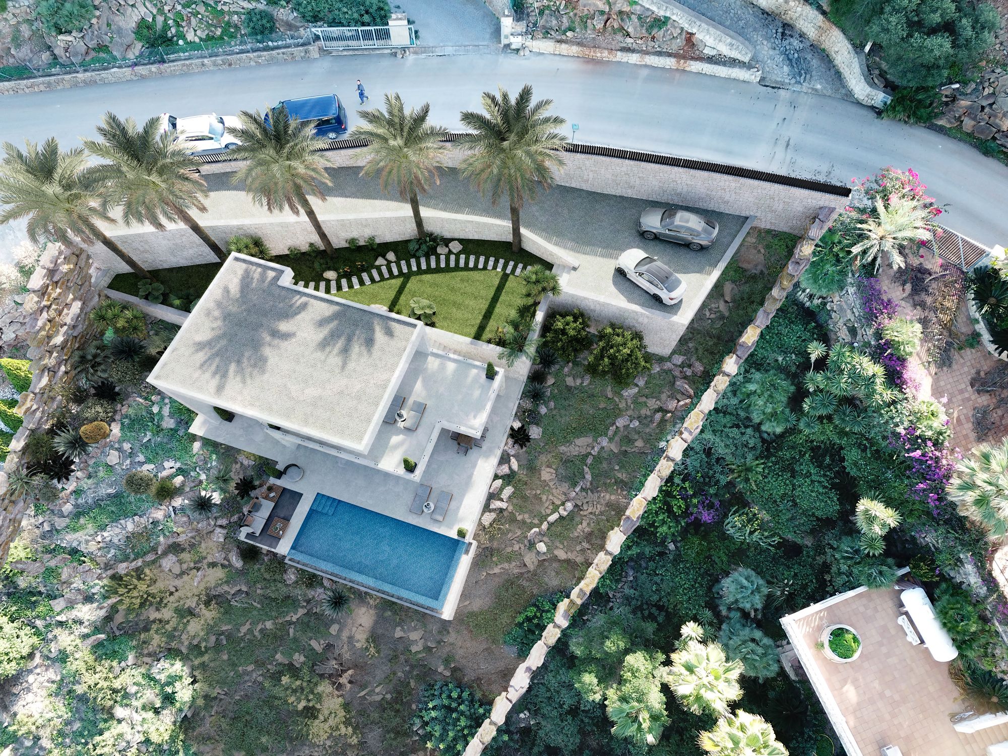 Neubauprojekt in La Sella mit spektakulärer Aussicht